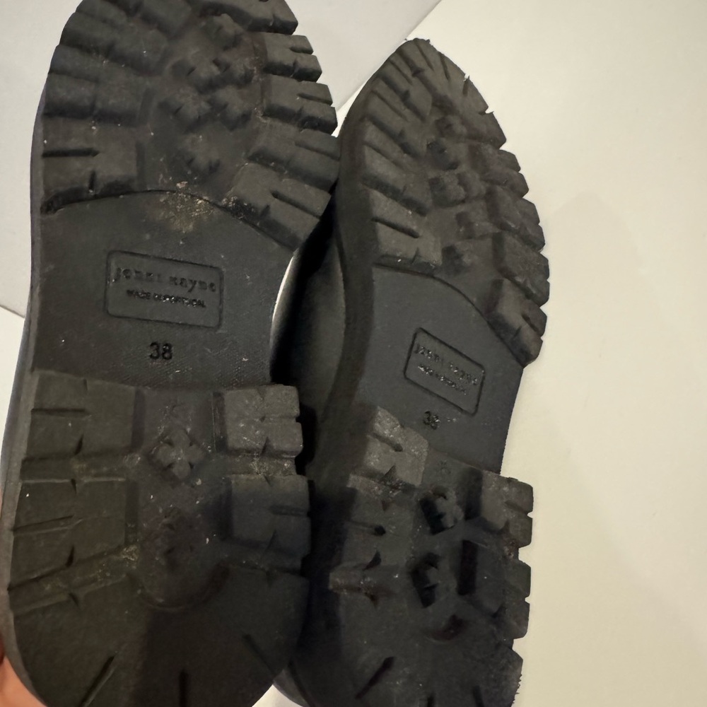 Jenni Kayne black Slip-On leather lug mule - Picture 6 of 6